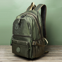 2022 Summer New Double Shoulder Bag Mens Fashion Backpack Large Capacity Travel Bag Junior High School Student School Boomer Card