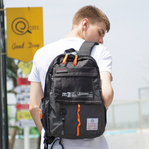 Fashion Trends Double Shoulder Bag Sports Travel Bag Men Oxford Cloth Computer Bag Large Capacity Canvas Backpack Man