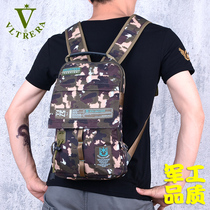  Camouflage backpack small backpack outdoor sports army green men and women waterproof canvas wear-resistant tactical military fans lightweight travel