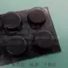 Size 19*7 3M double-sided adhesive plastic pad Main shell self-adhesive foot pad Thick 7MM adhesive black rubber foot pad