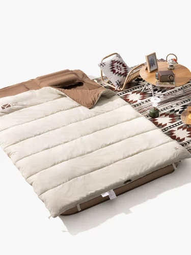 Спальный мешок для взрослых для кемпинга, портативная удерживающая тепло лампа в виде луны для двоих, увеличенная толщина