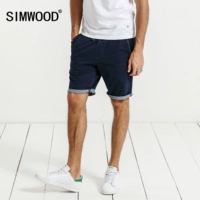 Simwood Jane gỗ nam mùa hè mới trôi nhẹ cũ vi đàn hồi dây rút lỏng quần năm điểm quần short nam thủy triều quần legging nam