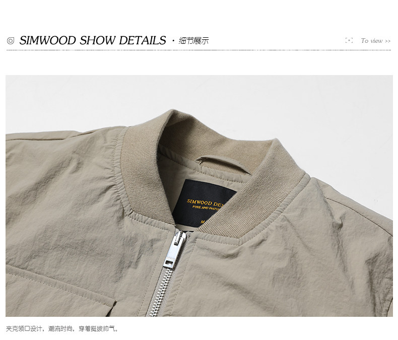 Blouson homme SIMWOOD manches longues en Coton - Ref 3118995 Image 21