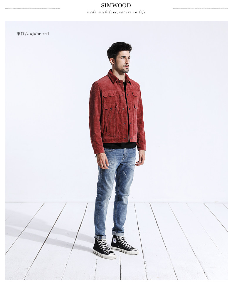 Blouson homme SIMWOOD manches longues en Coton - Ref 3118023 Image 11