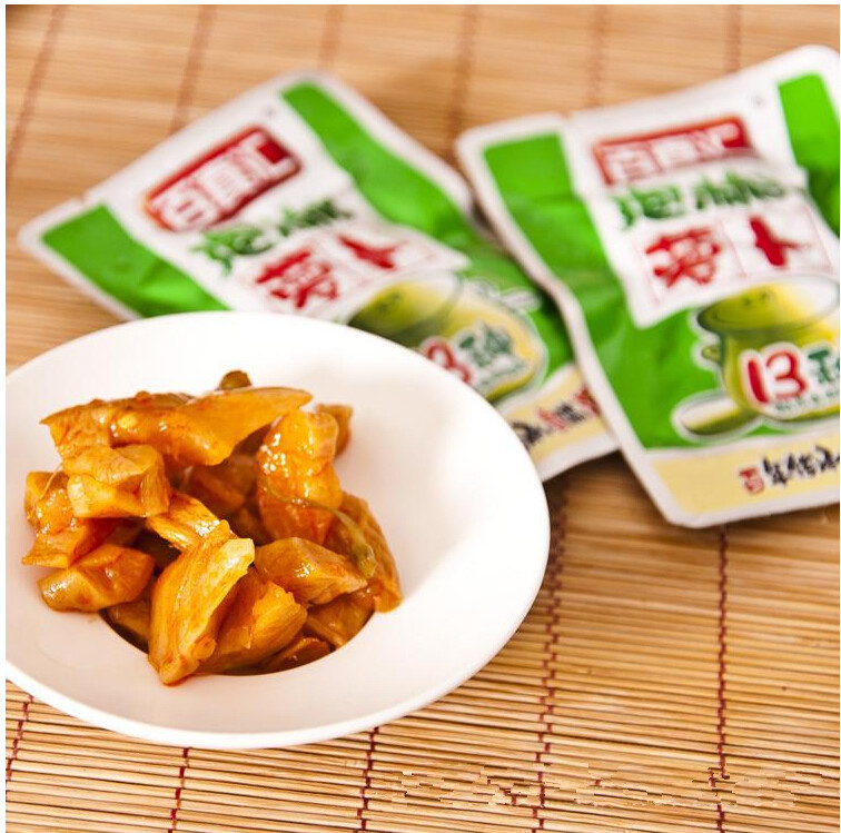 100 True Bubble Pepper radish Dry 500g Small packaging Small rocarin strips weighing Guangxi specialite Spicy Crisp Ready-to-eat