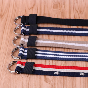Double ring canvas belt 3cm children's versatile and simple