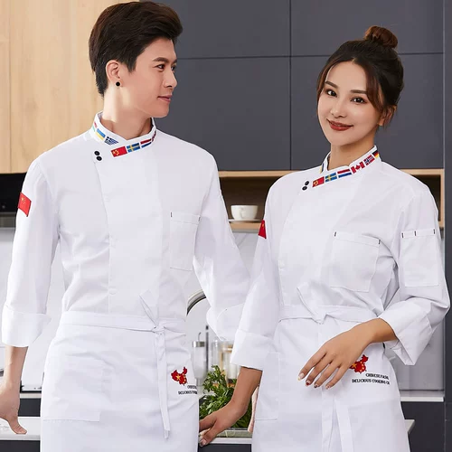 Демисезонный хлопковый лонгслив для работы, китайский стиль