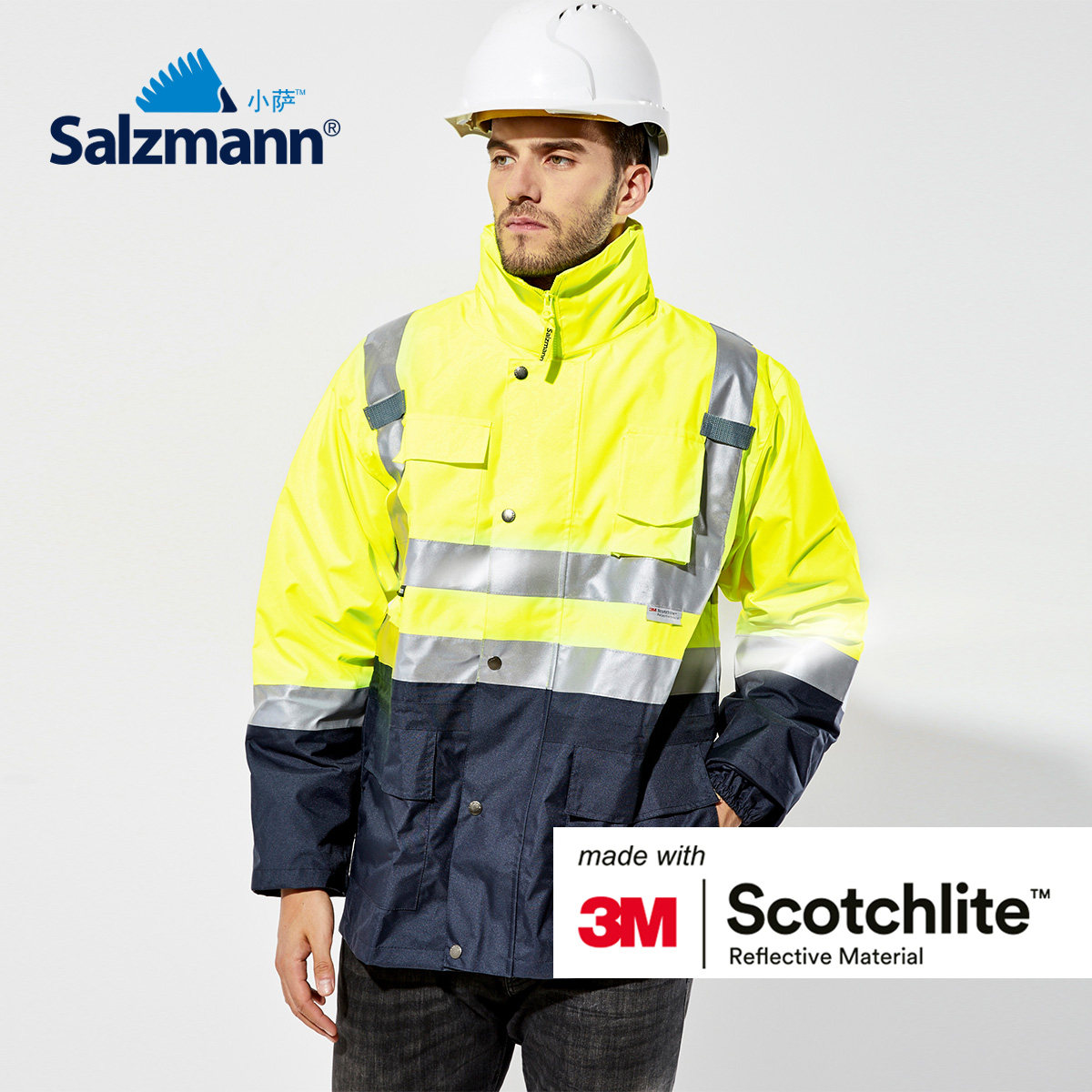 Small Sa 3M Reflective Vest Large Coat Reflective Raincoat Electric Locomotive Traffic Reflective Clothing
