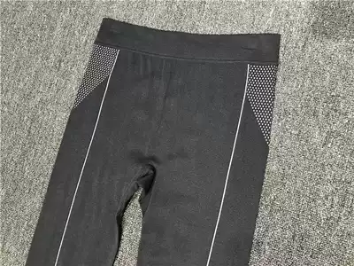 Clearance original single men Spring and Autumn new running thin velvet quick-drying elastic tight size yoga fitness pants 9660