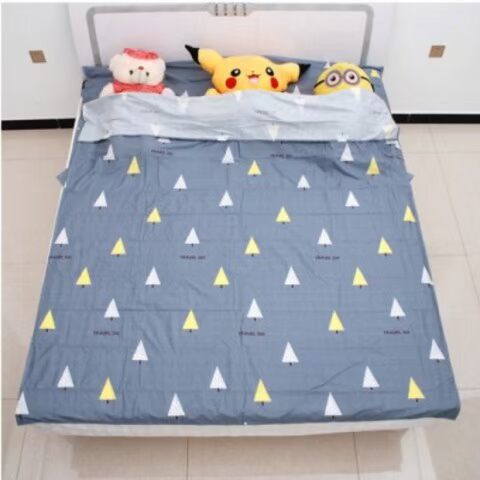 Du lịch bẩn bẩn siêu mỏng cotton xách tay túi ngủ đôi đơn người lớn trong nhà du lịch khách sạn cung cấp tờ túi ngủ cho trẻ em
