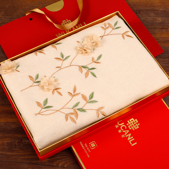 Spring, autumn and winter embroidered Chinese style women's wool