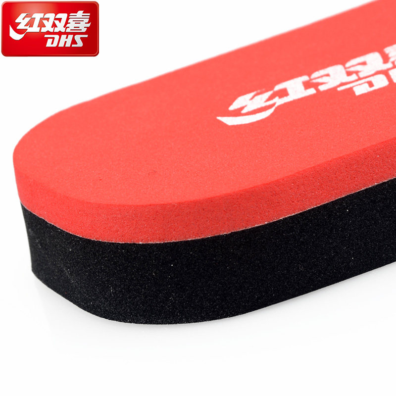 Sponge Rubber Racket Authentic double happiness table tennis racket 🔥 Anti-glue sponge wipe ...