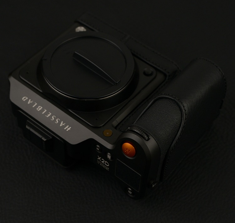 Handmade Genuine Leather Camera case Video Half Bag Camera