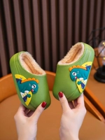 Детские тапочки, зимняя милая детская обувь для мальчиков, туфли, коллекция 2023, семейный стиль