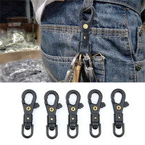 Tactical outdoor equipment lightweight plastic steel umbrella rope quick hook rotary mini hook backpack quick hook buckle accessories