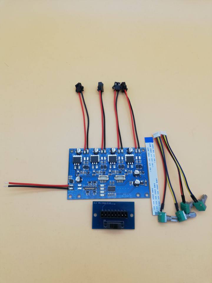 Analog controller control board circuit machine vision light source controller 4-way with trigger light source control card