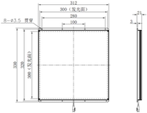 Machine vision Area array light source Area light source Backlight Industrial LED lighting detection light source HFL300-300