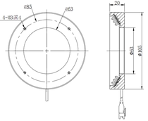 Machine vision ring light source 24V highlight CCD camera Industrial LED lighting detection light source RL105-60