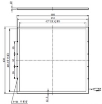 Machine vision light source side light backlit backlight industrial lighting detection LED light source FL427-405