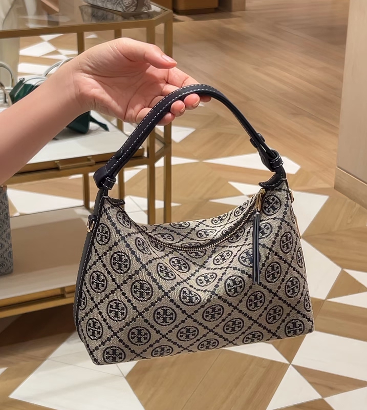 American Purchasing Agent for Tory Burch Women's Bags, Monogram Millow Shoulder Bag, Underarm Tote Bag, Lunchbox Bag