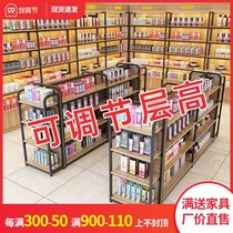 Shelf island display table supermarket shelf shoe rack mother and baby store cosmetics shelf product display cabinet