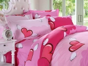 Xin gửi dệt đặc biệt in bông twill giường bông chăn Genuine Angel Heart - Quilt Covers