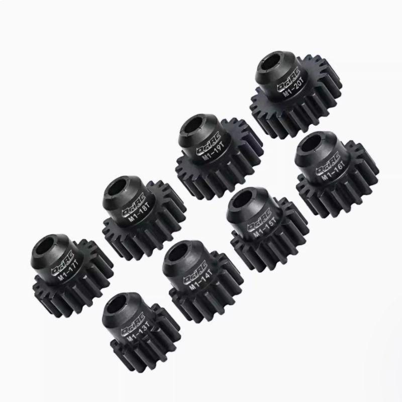 Orirc Steel Gear 1/8 Motor Gear Motor Gear M1 Mold Inner Diameter Shaft Diameter 5mm Model Car Metal Gear 13T-23T