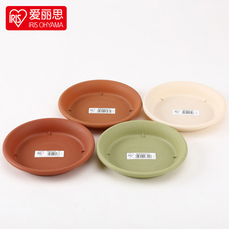 Alice Su burned wind round flower pot tray resin pot bottom dish bottom tray Alice water tray thickened