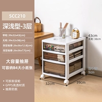 Три -слойная комбинация ящиков глубины может быть файлами хранения на рабочем столе, канцелярских товаров, закусок