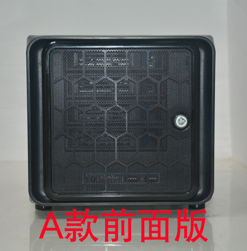 A B section Interstellar snail with PCI soft routing single case 4 Hard disc bit NAS host shell black and white group light cloud storage