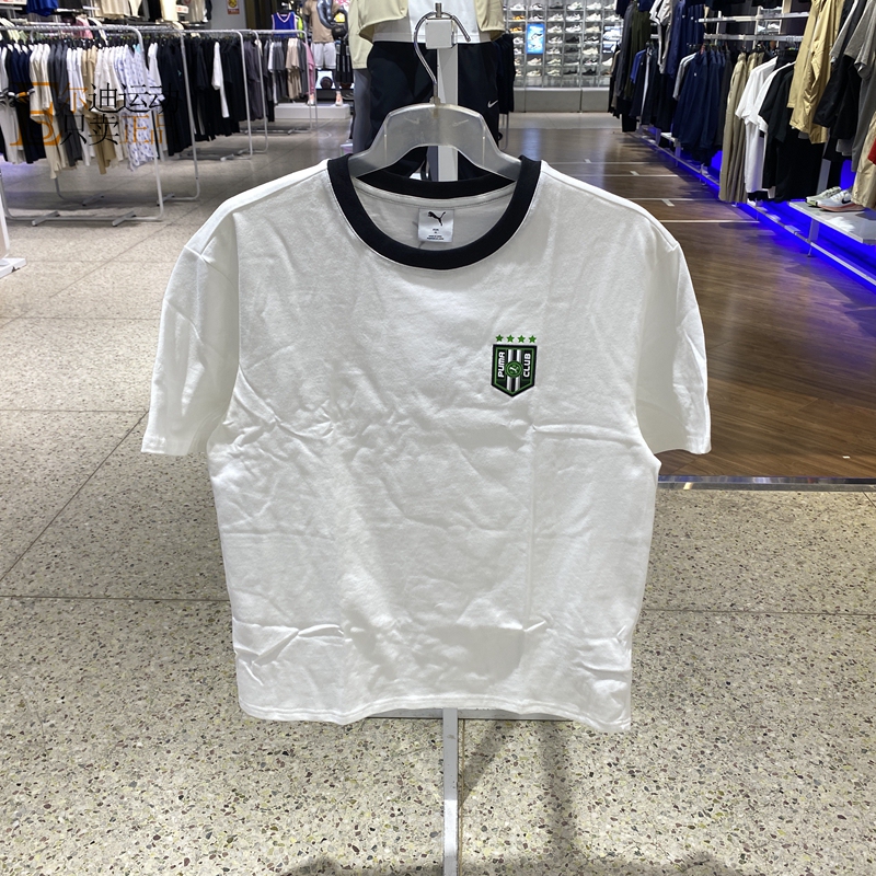 Puma Men's and Women's Clothing 2025 New Couple's Round-Neck Casual Breathable Sportswear Short-Sleeved T-Shirt 631722-01-02