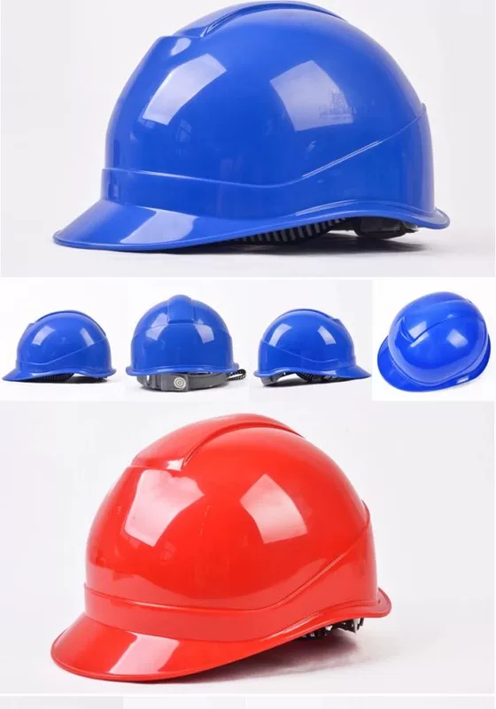 Mũ bảo hiểm ABS công trường mũ xây dựng trưởng dự án giám sát mũ bảo hiểm điện thợ điện bảo hộ lao động mũ bảo hộ in ấn