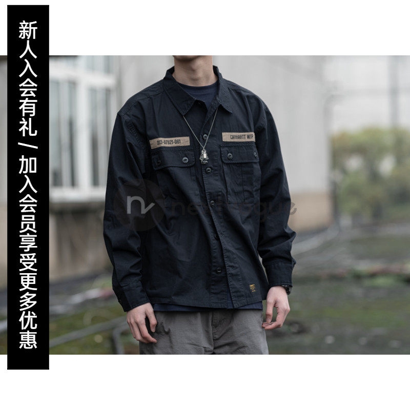 (NextVogue) carhartt wip adam evan shirt long sleeves two bags of shirt jacket