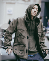 (NextVogue)carhartt wip elmwood jacket Waterproof eight-bag jacket jacket