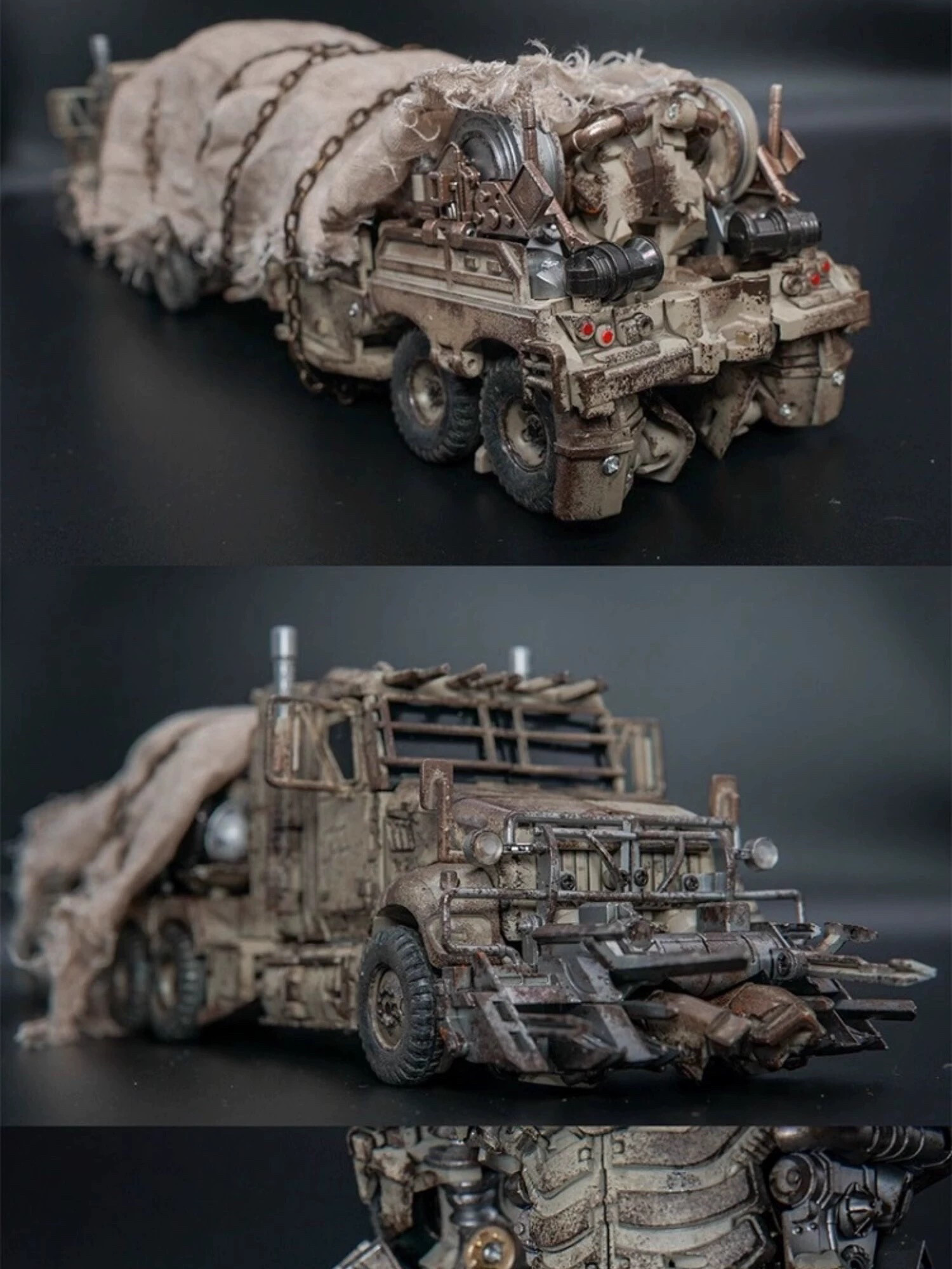 现货UT油罐威亡命之徒沙漠色老威变形机器人，潮流必备