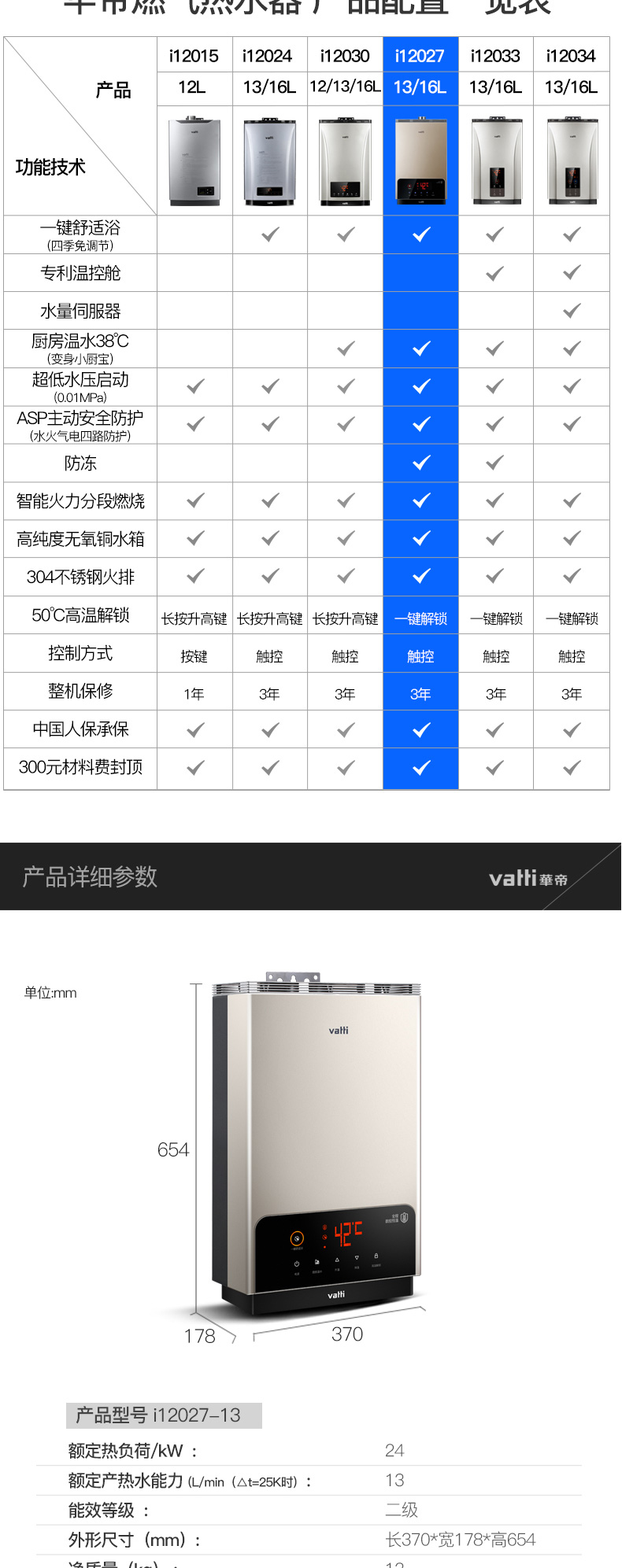 giá máy năng lượng mặt trời Vatti / Vantage JSQ24-i12027-13L Khí tự nhiên hóa lỏng khí nhiệt độ không đổi trong nước bình nóng lạnh olympic