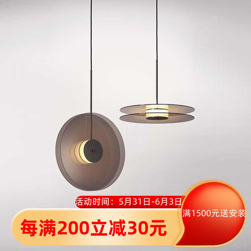 Nordic Restaurant Little Chandler Single head Modern Simple Creative Personality Glass Bar Bedroom Bedhead Chancellor Fashion