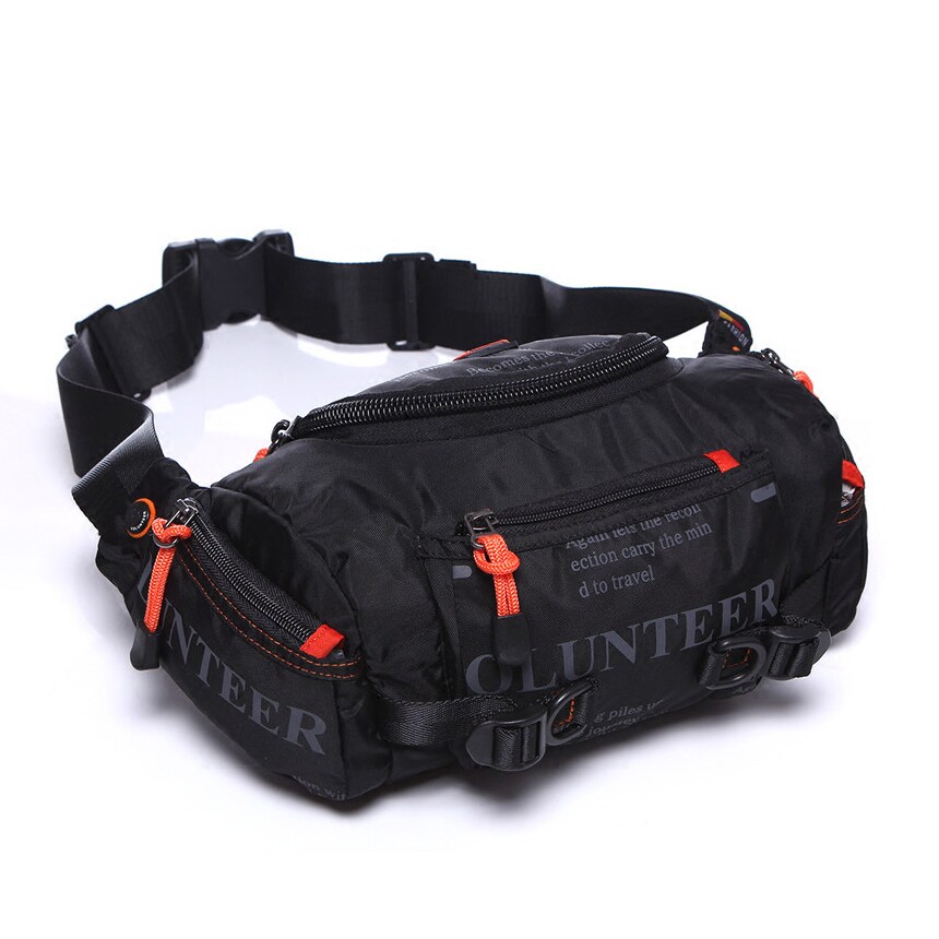 Large Capacity Purse Men's Multifunctional Outdoor Sports Han Edition Tide Canvas Diagonal Satchel Chest Bag Waterproof Oxford Nylon Bag