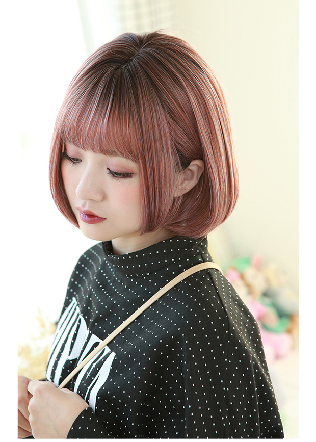 Wig Female Short Hair Round Face Original Hair Design Giant