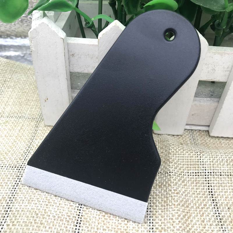 Mobile phone protective film tool flexible auxiliary de-foaming exhaust flat plate squeegee with cotton steel chemical film soft film water condensation film scraping card