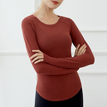 Fitness top womens long sleeve tight sexy sports T-shirt spring and summer quick-drying clothes Gym yoga suit 2020 new