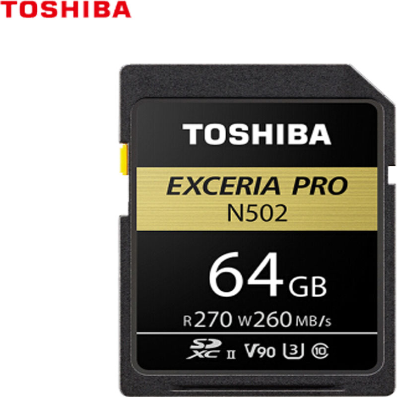 Toshiba extreme speed UHS-ll SD memory card 4K8K 64G memory card SDXC camera SDHC memory card SD card 64gb flash memory card V30V60V9