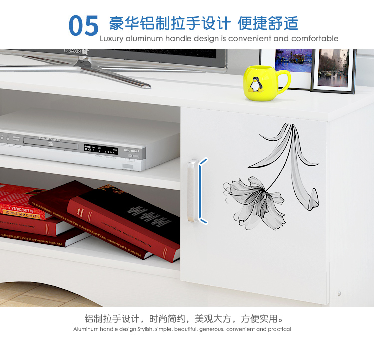 nền kinh tế Bắc Âu hiện đại nhỏ gọn phòng khách tủ TV nhỏ tủ kích thước tủ tủ TV - Buồng tủ giày gỗ