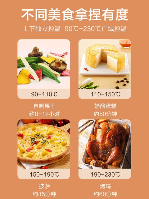 Galanz electric oven home baking small mini fully automatic multi-function 40L large capacity 2025 new model