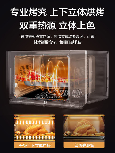 Galanz Microwave Oven Intelligent Frequency Conversion 900W Stainless Steel Micro Steaming Oven All-in-One 25L Home Official Genuine