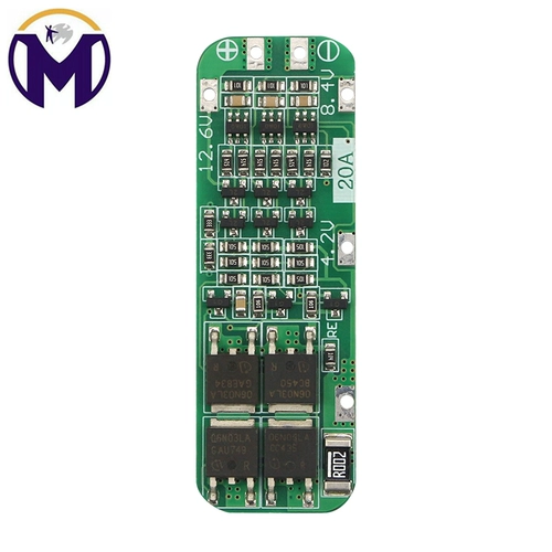 BMS 3 Строка 12.6V 20A защита от лития лития (с собственной функцией восстановления-автозаправочной работы) 121