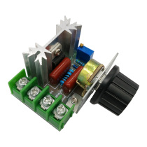 2000W imported controllable silicon high-power electronic voltage regulator dimming throttle thermoregulation high reliable version