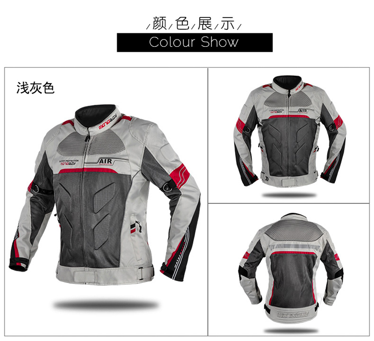 Xe máy MOTOBOY Jersey phù hợp với nam mùa hè lưới đầu máy phù hợp với áo khoác chống vỡ áo khoác phản chiếu - Xe máy Rider thiết bị bao tay đi phượt