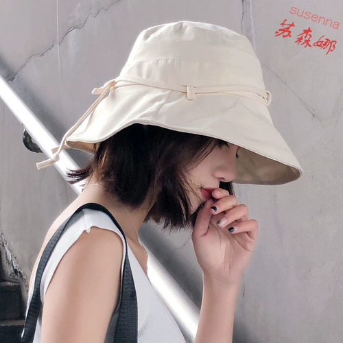 Шапка, двусторонная пляжная солнцезащитная шляпа на солнечной энергии, подходит для подростков, в корейском стиле