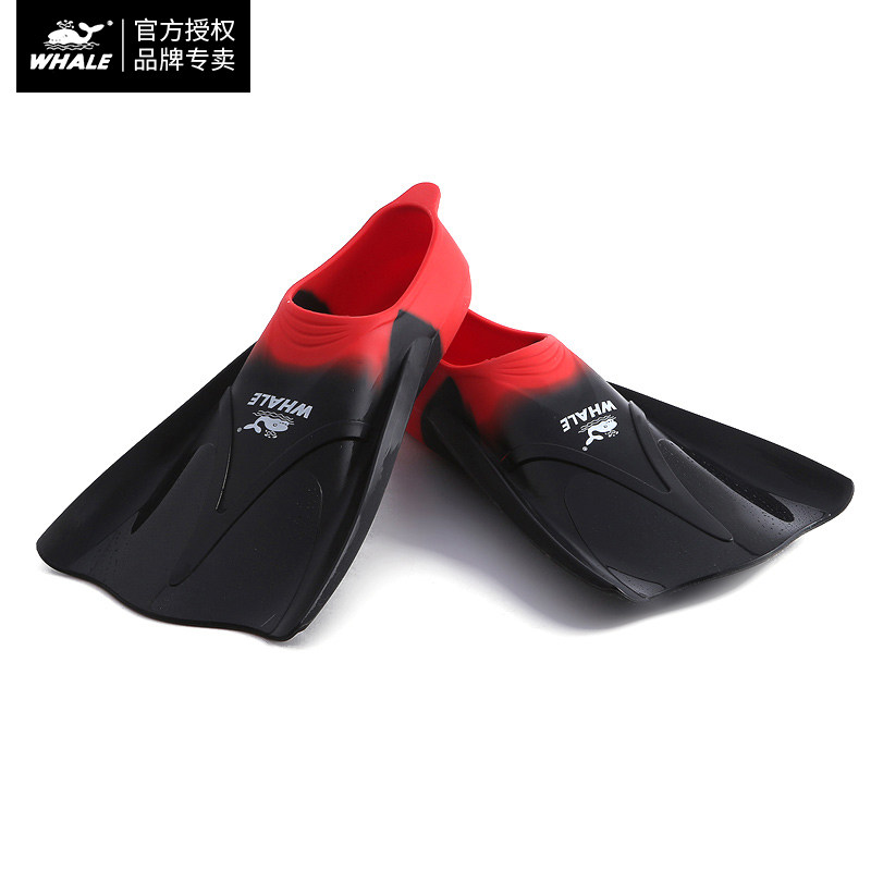 Whale short-finned swimming diving snorkeling training breaststroke duck foot board freestyle silicone male professional equipment